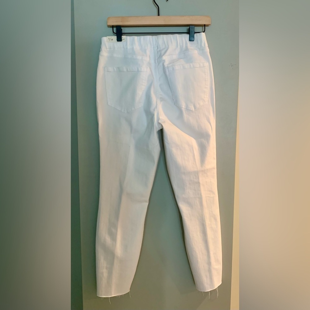Liverpool Echo White Pull On Jeans NWT - Size 6 - Picture 4 of 7